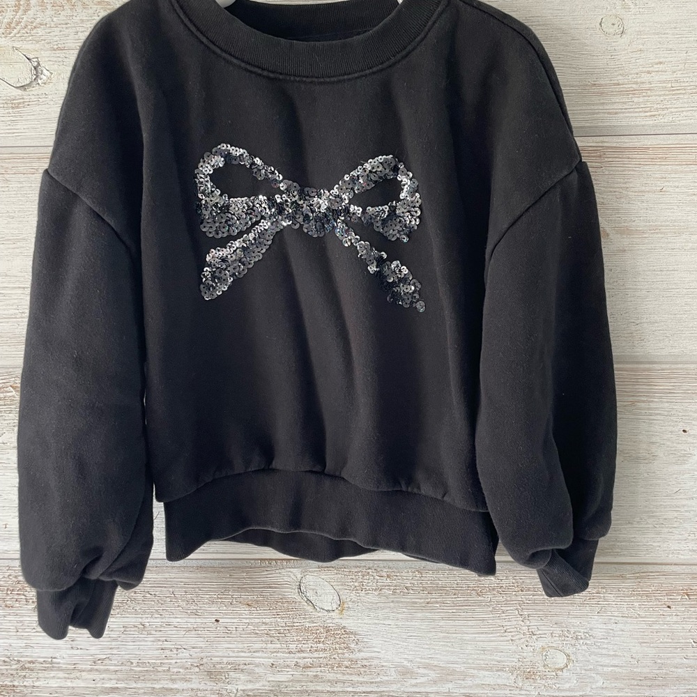 GAP Kids Black Fleece Sweater